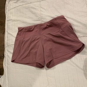 Lululemon purple shorts size 4 tall